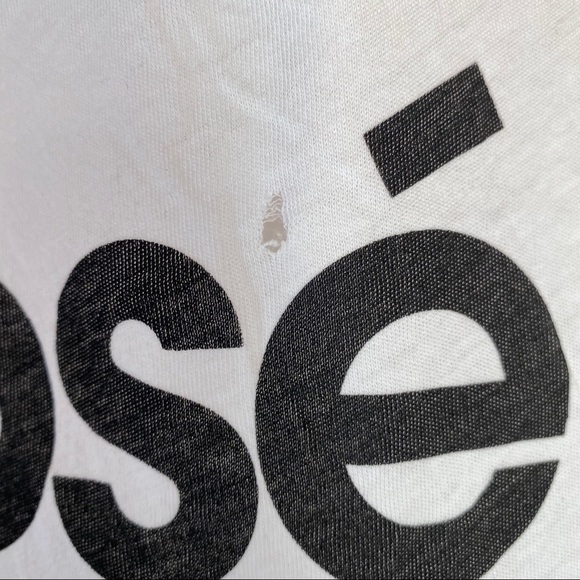 Wildfox Sz Small Rose All Day White Black Tshirt - Picture 8 of 9